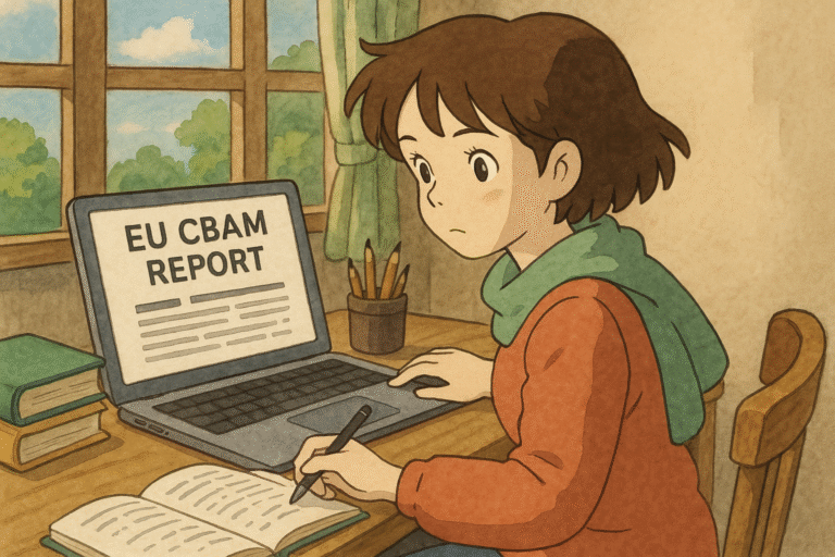 EU CBAM 보고서 작성 예시(verdex ai 작성)